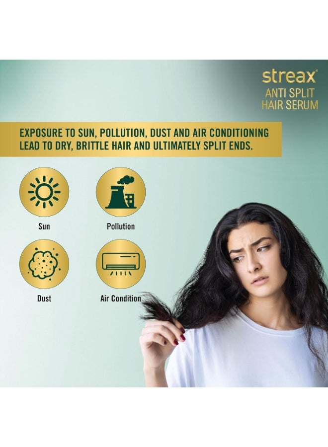 Streax Anti Split Hair serum, 100 ml I with Bio - Elixir I Controls split ends - Image 5