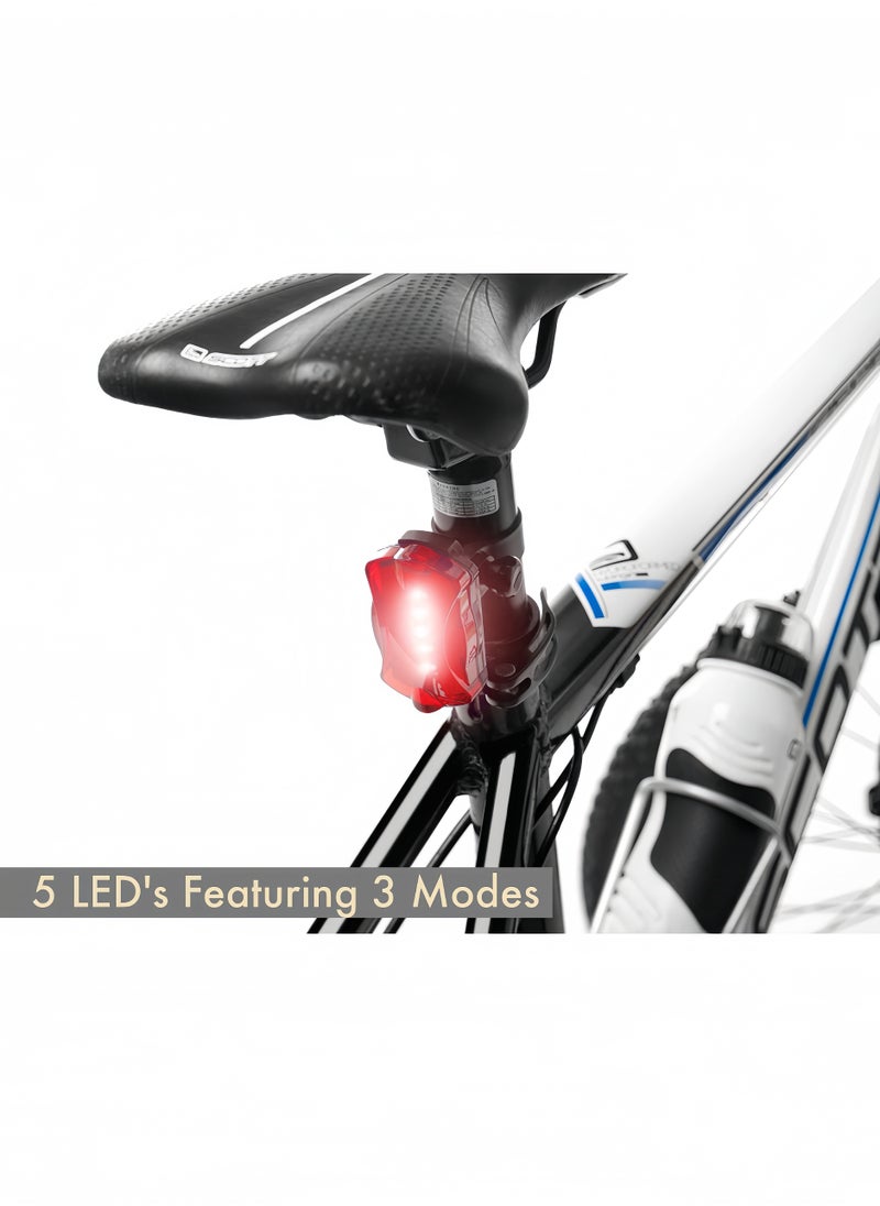 Generic - Bicycle light tail light set bicycle front light+tail light - Image 1