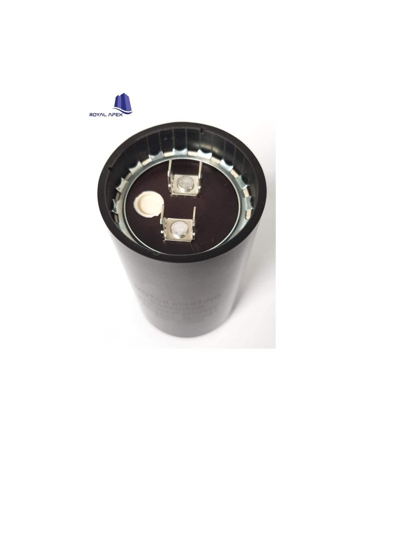 High Quality 2 Pin Cylinder Shaped Motor Starting Capacitor Black (72-86 MFD (72-86µF)) - Image 3