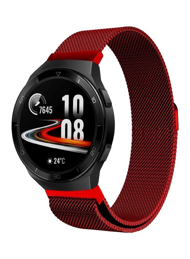 NIBEMINENT Replacement Band For Huawei Watch GT 2e 46mm Red
