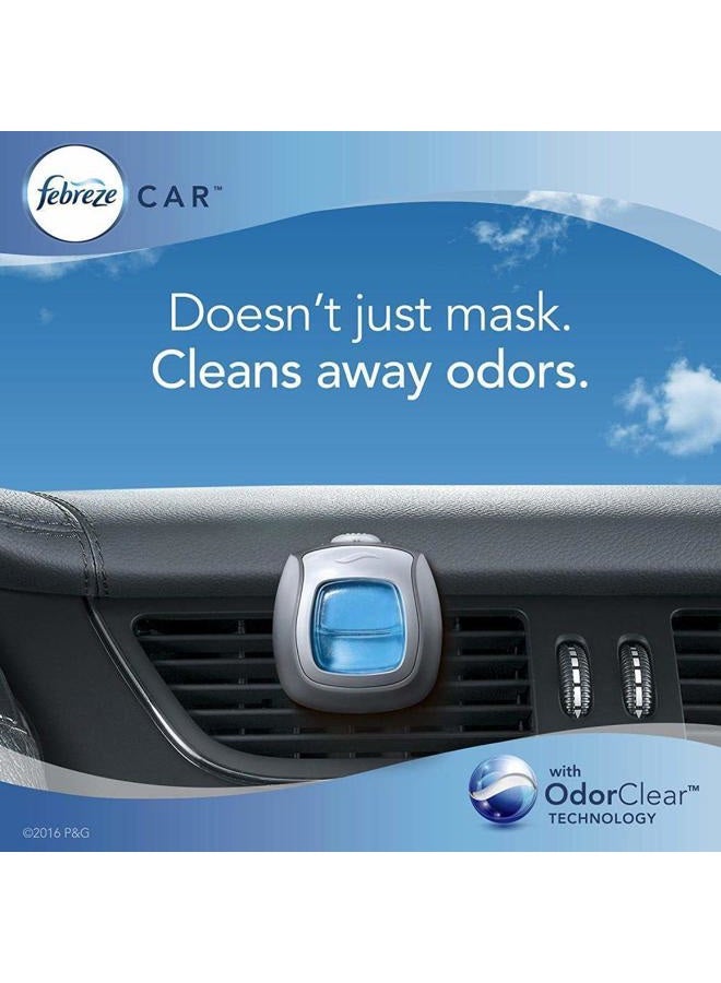 febreze Car Air Freshener, 2 Gain Original and 2 Gain Island Fresh Scents, Odor Eliminator for Strong Odors (4 Count) - Image 3