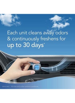 febreze Car Air Freshener, 2 Gain Original and 2 Gain Island Fresh Scents, Odor Eliminator for Strong Odors (4 Count)  - Image 5