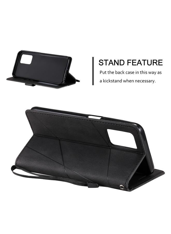 اس-توب جراب لهاتف OPPO Realme V13 5G جراب جلدي أفقي قابل للطي مع حامل وفتحات للبطاقات ومحفظة وإطار للصور - Image 5