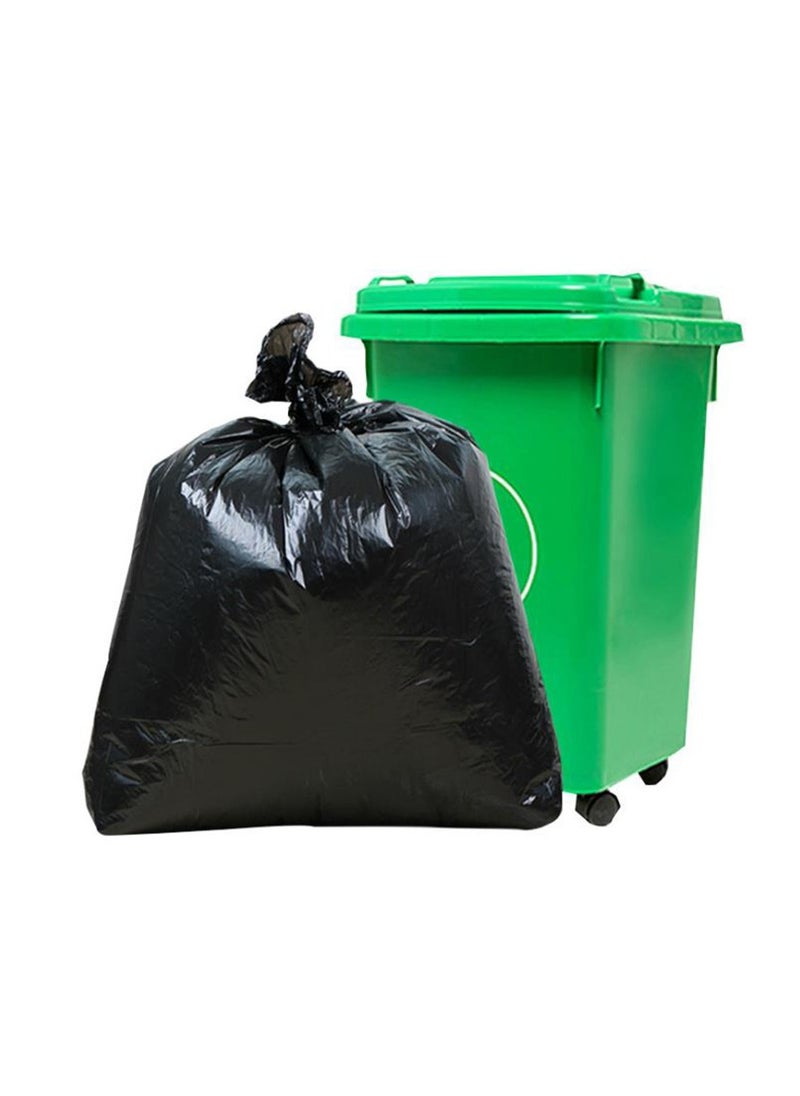 VINSTAR - 40 Microns(200pcs 20kg 195x130cms) Heavy Duty Black VIRGIN BIO-DEGRADABLE Plastic Garbage Bags for Large Size Outdoor Bins - Image 1