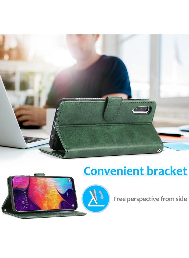 S-TOP Case For Samsung Galaxy A50 Calf Texture 2 in 1 Detachable Magnetic Back Cover Horizontal Flip Leather Case with Holder & Card Slots & Wallet & Photo Frame - Image 5