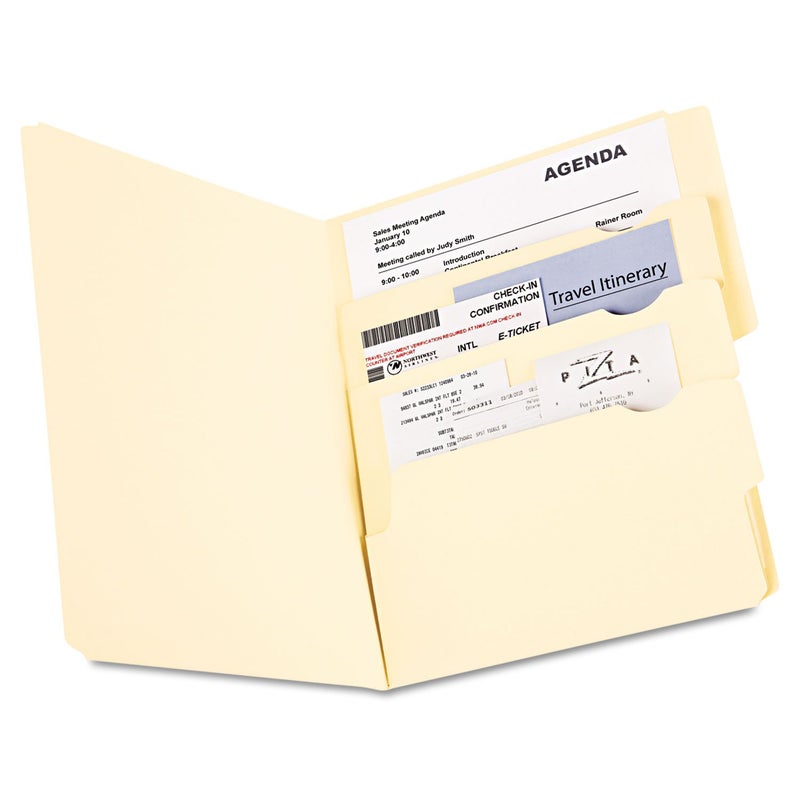 Pendaflex Divide It Up File Folders, Letter Size, Manila, 24/Pack (10770) - Image 1