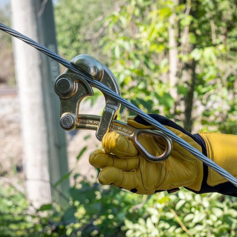 كلاين تولز Klein Tools 1604-20 Haven's Grip لكابل Messenger وGay Strand مصنوع في الولايات المتحدة الأمريكية، ذهبي، قطر الكابل 0.125 بوصة إلى 0.50 بوصة - Image 3