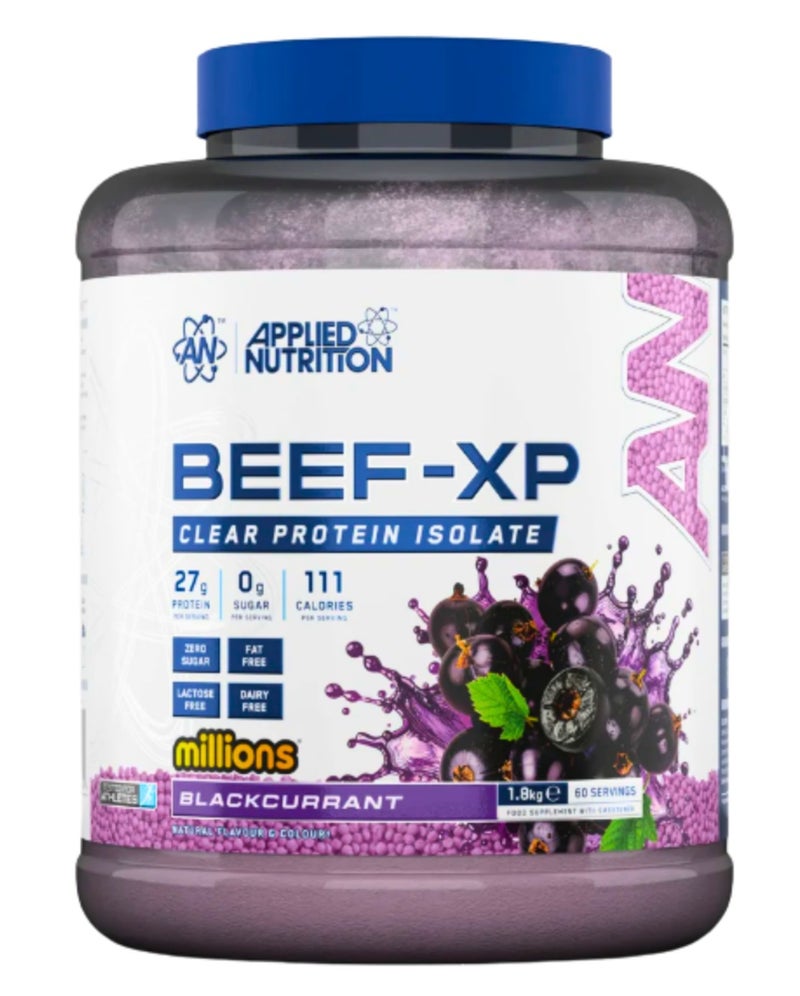 Applied Nutrition Beef-XP BLACKCURRANT Flavored Protein Isolate - (1.8 kg) - Image 1