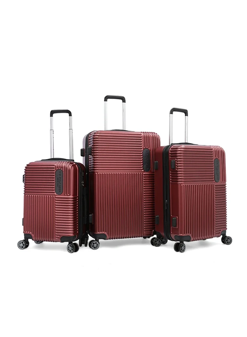 U.S. Polo Assn. U.S. Polo Assn. 3-Piece Hardshell Luggage Set | 20" 24" 28" Spinner Suitcases with TSA Lock - Complete Travel System