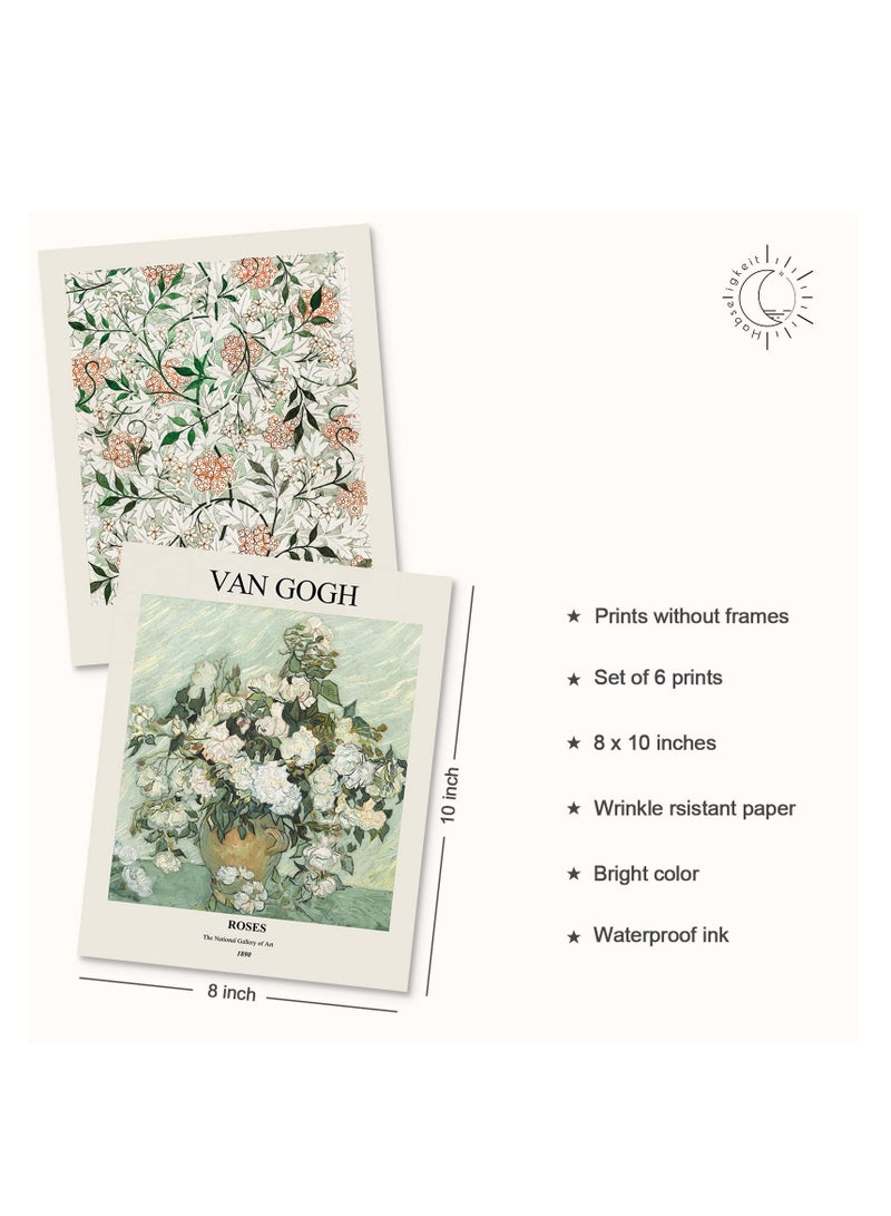 Excefore Sage Green Master Wall Art PrintsAbstract Matisse Exhibition Posters  Vintage Boho Art Retro Room DecorAesthetic Bedroom Art(8x10 Inch Unframed) - Image 2