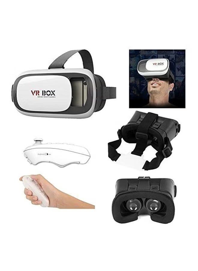 VR Box 3D Virtual Reality Glasses for Smartphones (4.7 to 6 inch) - White/Black/Gray - Image 2