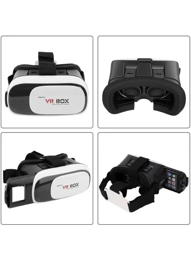 VR Box 3D Virtual Reality Glasses for Smartphones (4.7 to 6 inch) - White/Black/Gray - Image 3