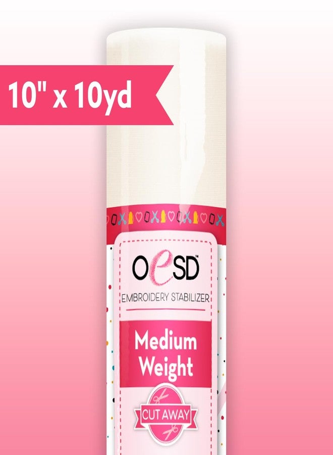 OESD Medium Weight Cut Away Embroidery Stabilizer 10" x 10 Yd Roll - Image 2