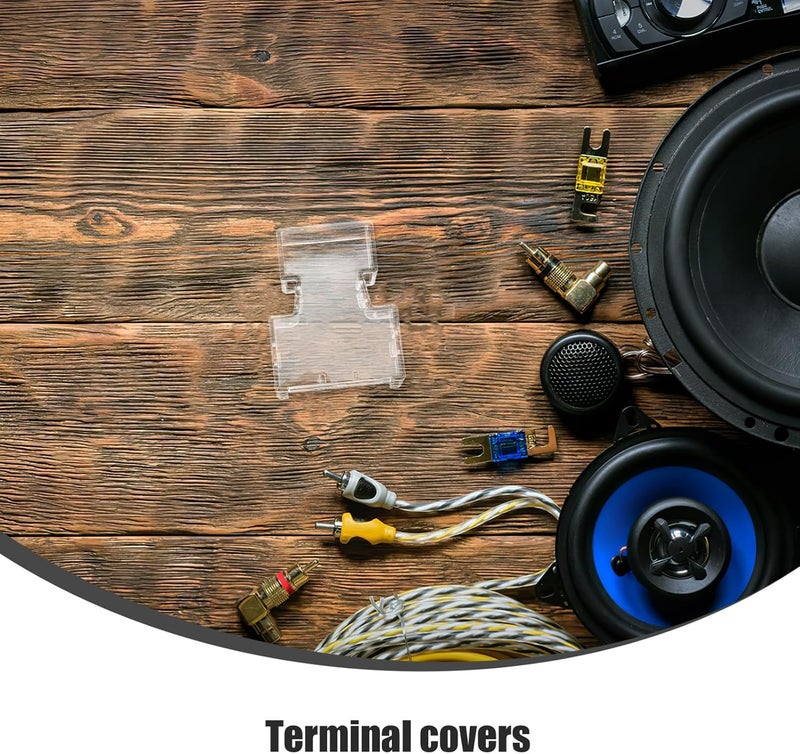 Vosarea Plastic Battery Terminal Covers for Car Audio Battery Terminals, Splashproof Protective Insulating Boot for Positive and Negative Poles, Suitable for Types of Vehicles and Car Bay - Image 4