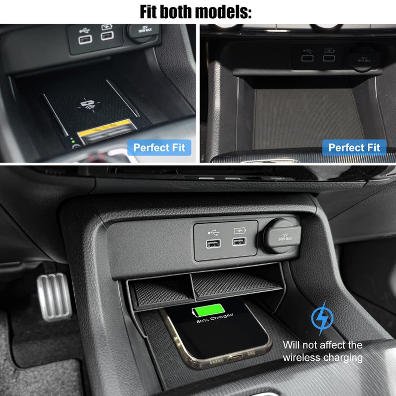 Thenice for 11th Gen Civic Center Console Organizer Caddy Glove Storage Box Compatible with Honda Civic 2022 2023 2024 2025 - Image 5