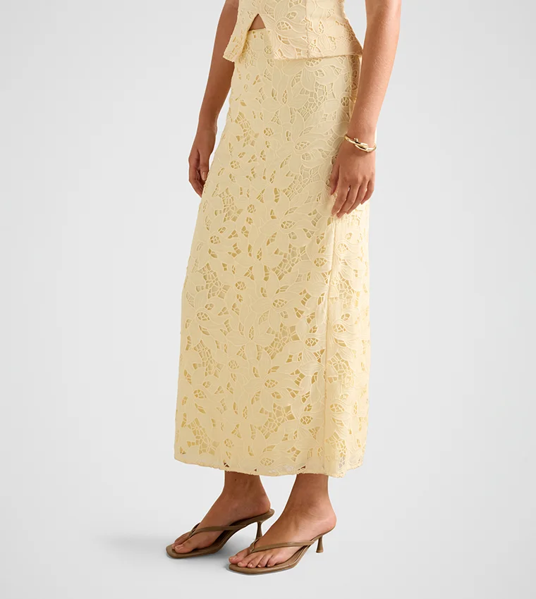 forever new Andie Lace Maxi Skirt