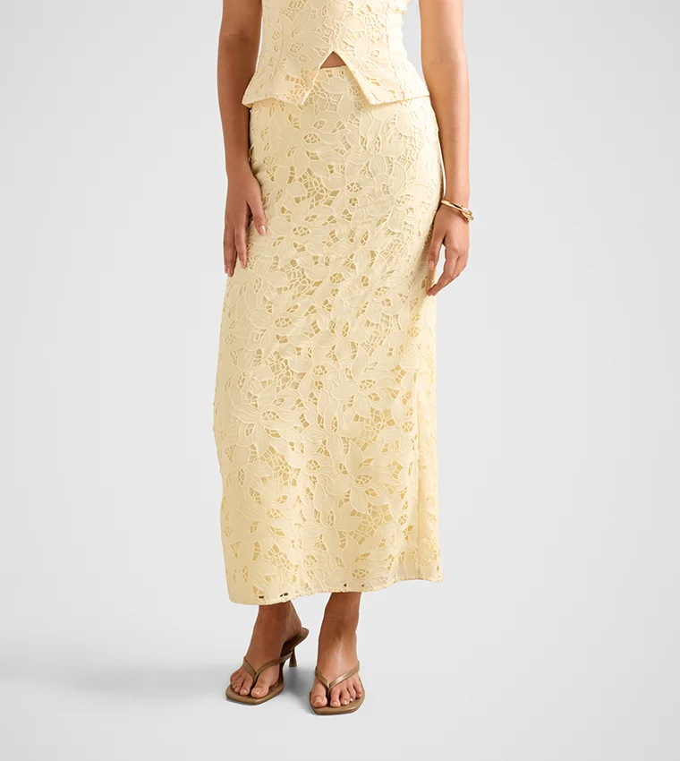 forever new Andie Lace Maxi Skirt
