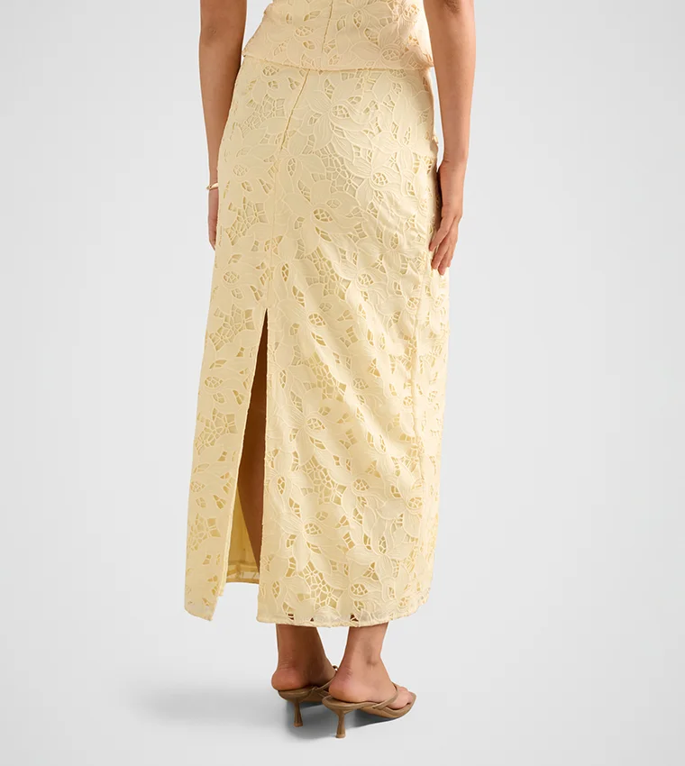 Forever New  Andie Lace Maxi Skirt for Women | Best Price UAE