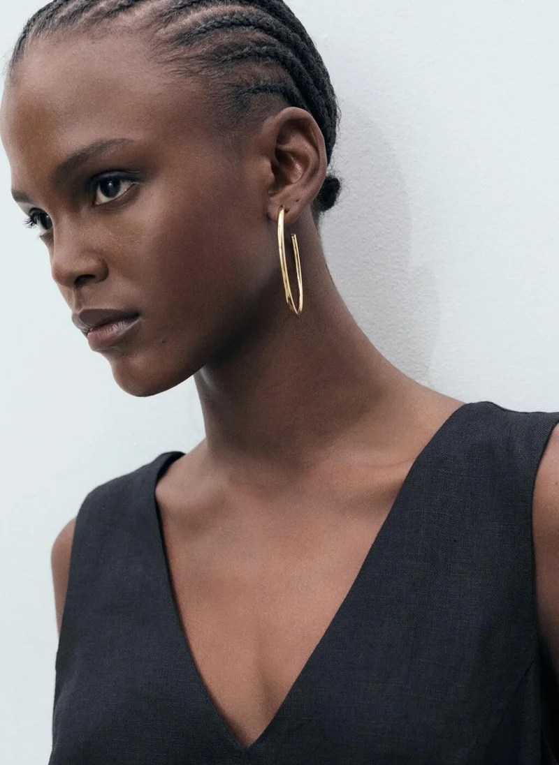 MANGO  Flared linen dress with belt for Women | Best Price UAE