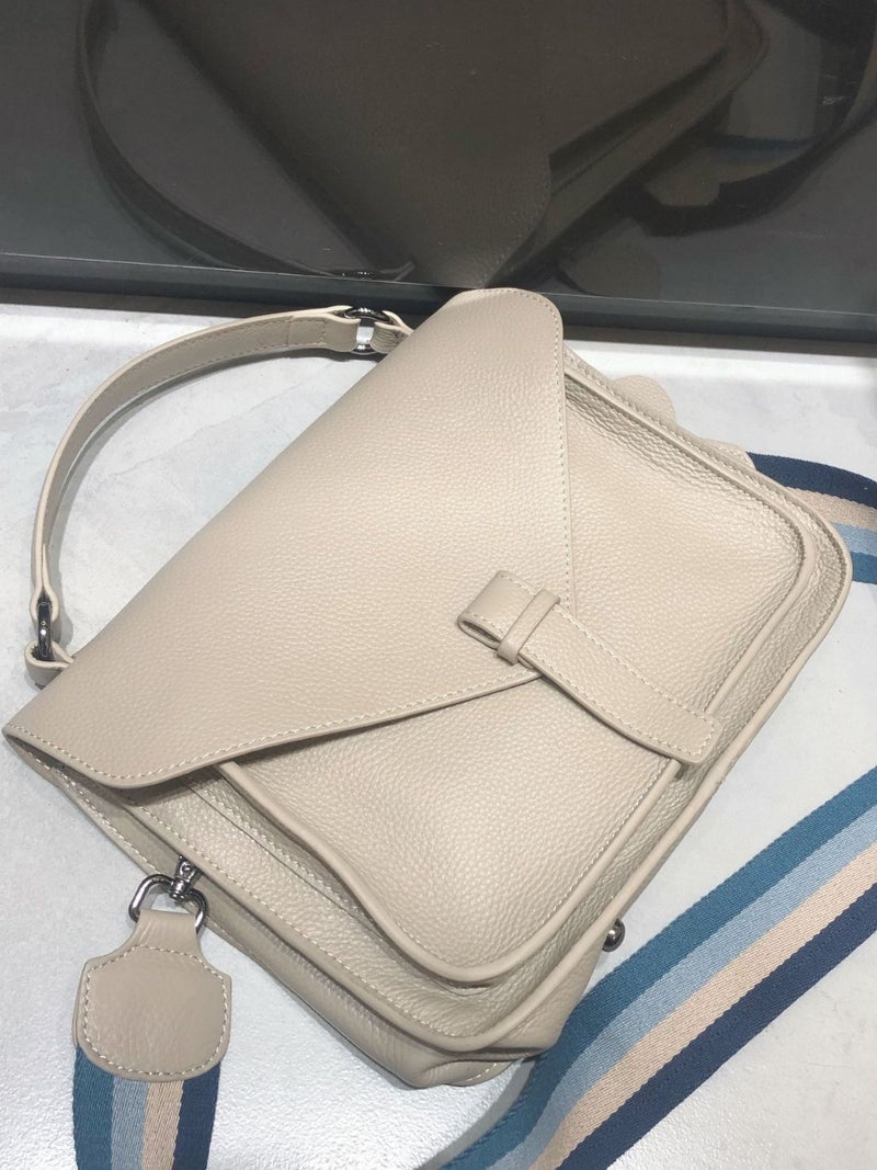 Bags Retro Messenger Bag Genuine Leather Women'S Bag Commuting Women'S Shoulder Bag Tote Bag Casual - Image 3