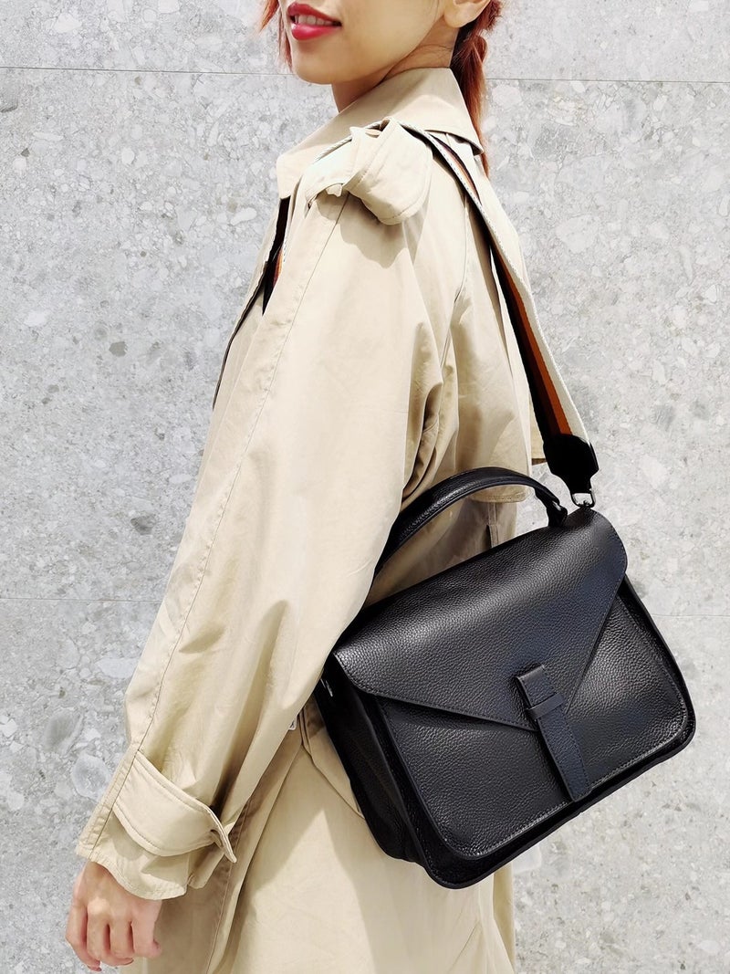 Bags Retro Messenger Bag Genuine Leather Women'S Bag Commuting Women'S Shoulder Bag Tote Bag Casual - Image 2