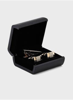 Cufflink & Tie Pin Set In Gift Box