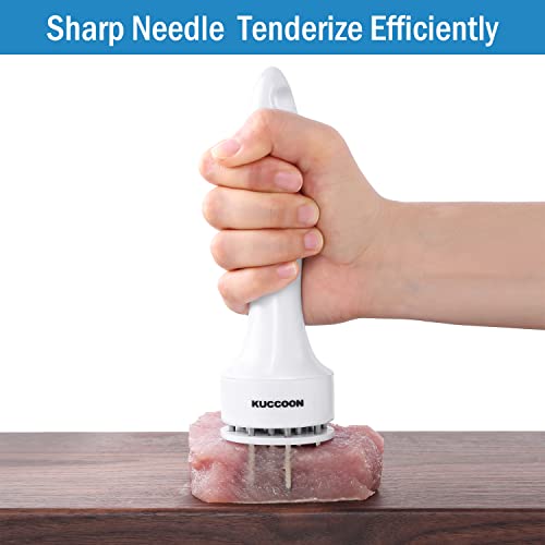 KUCCOON Meat Tenderizer Tool (Pack of 2) Stainless Steel Needle Ultra Sharp 24 Blade Tenderizer Tool for Tenderizing Beef Chicken Steak Veal Pork - Image 3