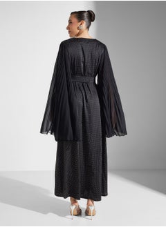 Khizana Jalabiya With Pleated Sleeves  - Image 2