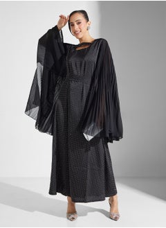 Khizana Jalabiya With Pleated Sleeves  - Image 4