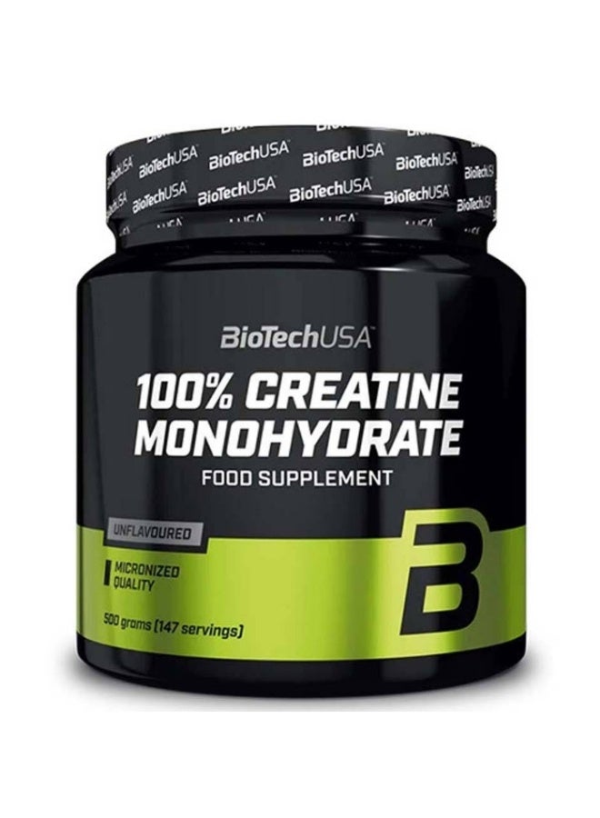 Biotech USA - 100% Creatine Monohydrate 500g - Image 1