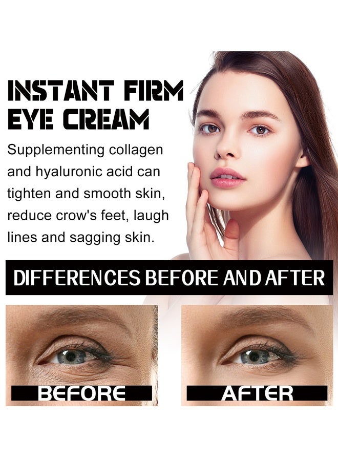 Hoygi Instant Firm Eye Tightener,Eye Firming Cream, Instant Under Eye Tightener, For Puffiness And Bags Under Eyes, Naturally Eliminate Wrinkles, Puffiness, Dark Circle and Bags 30ml - Image 2