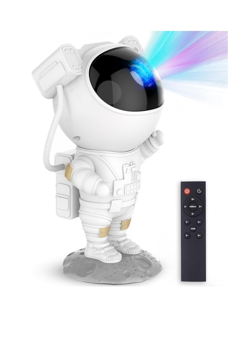 TIGER Galaxy Projector with Timer & Remote Control USB Powered Spaceman Projector Lamp 360° Adjustable Astronaut Starry Night Light Projector For Room Decoration - Image 1