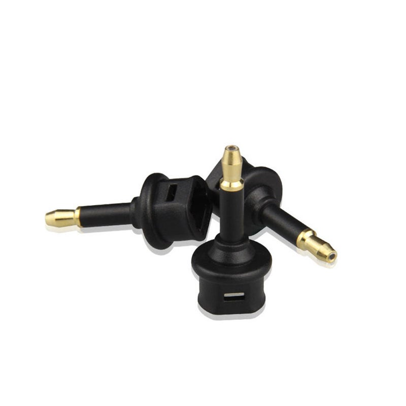 Audio Fiber Square To Round Converter Square To Round Fiber Audio Adapter With Dust Cap - Image 3