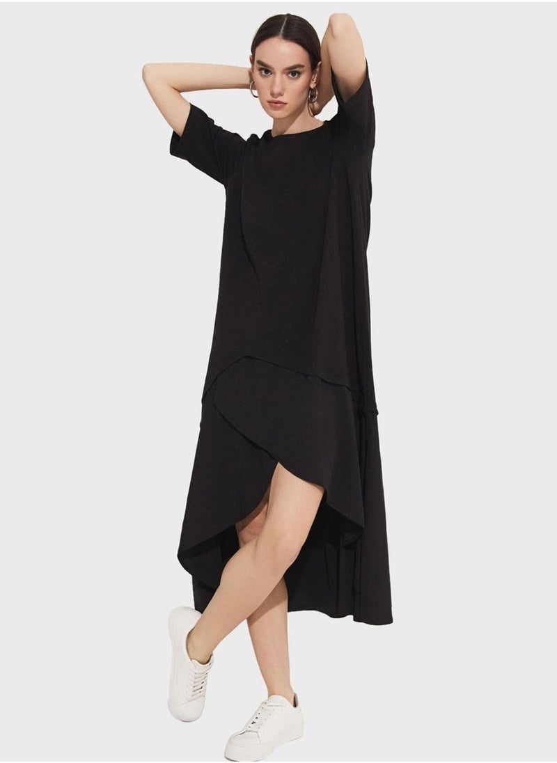 جون فستان ماكسي غير متماثل - Image 1