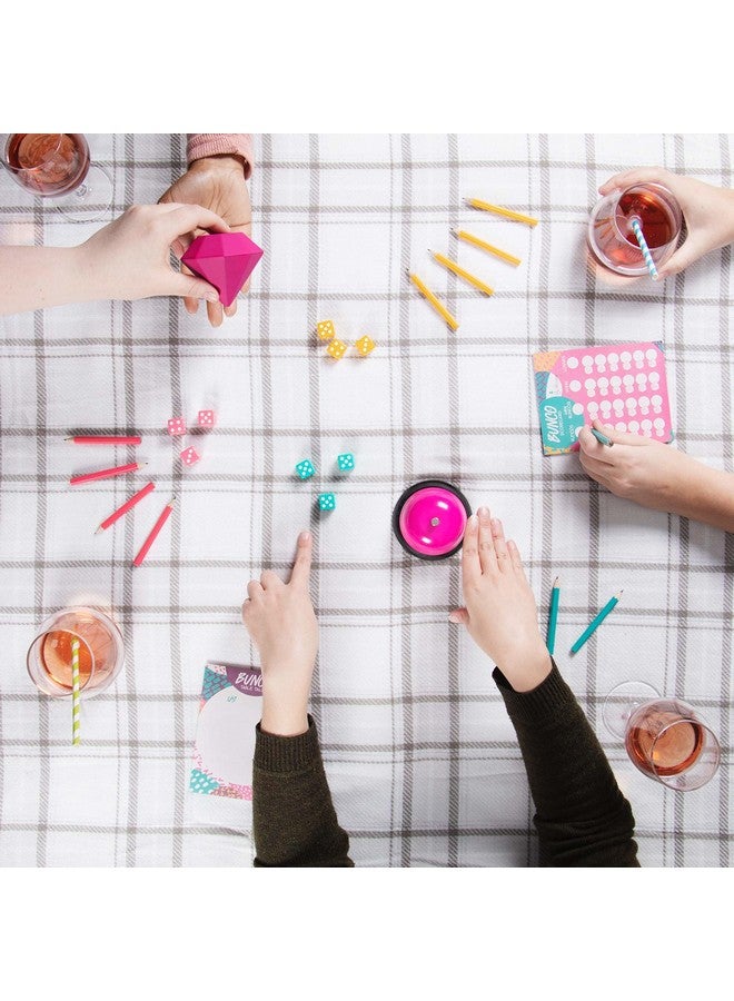 Brybelly Bunco Party Supplies - Family Game Night, Board Games - Includes Dice, Score Cards, Pencils, Bell & Squishy Traveling Jewel - Game Kit for up to 12 Players - Image 4