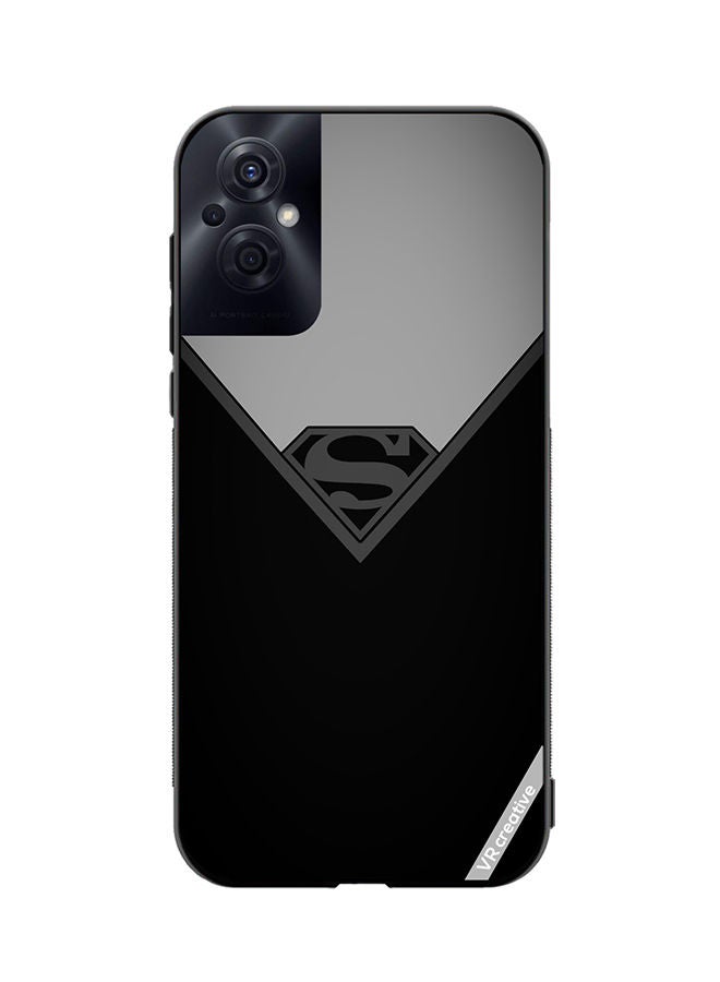 VR CREATIVE Protective Case Cover For Oppo Reno8 Z Simple Superman Design Multicolour - Image 1