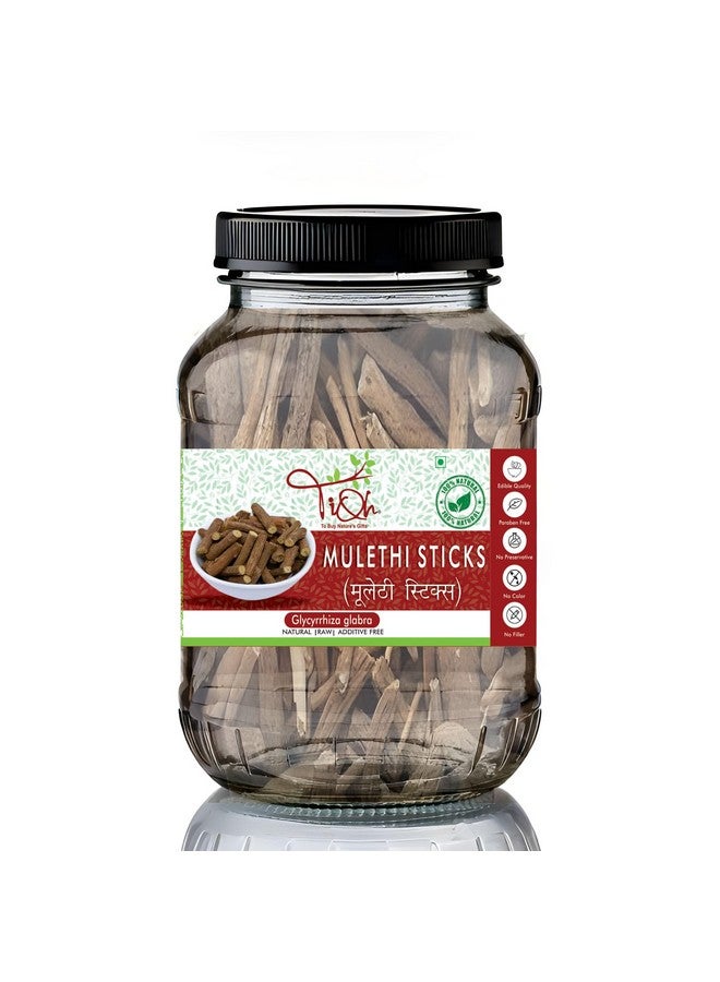 TiQh 100% Raw, Additive-Free, No Preservatives Natural Mulethi Sticks (Glycyrrhiza glabra, Liquorice | Glycyrrhiza Glabra | Natural Mulethi For Body, Skin, And All Hair Type (800 g) - Image 1