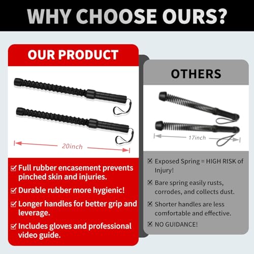 lovivid Weighted Ropeless Battle Ropes, Heavy Duty Portable Cordless Battle Ropess for HIIT Workouts, Cardio & Muscle Training, Low-Impact Cardio Training for Men & Women with Non-Slip Gloves - Image 2