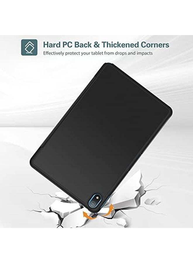 Procases Nokia T20 Tablet Case 10.36 Inch 2021 Slim Light Cover Trifold Stand Hard Shell Folio Case Smart Cover For 10.36” Nokia Tablet T20 Ta 1392 Ta 13797 Ta 1394 2021 Release Black - Image 5