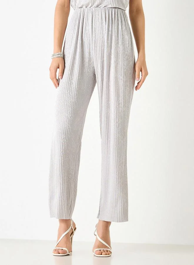 Iconic Iconic Relaxed Fit Textured Leggings with Flexi Waist