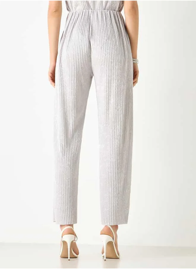 Iconic Iconic Relaxed Fit Textured Leggings with Flexi Waist