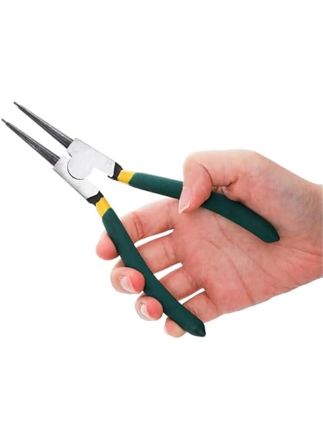 Arabest 4 Pieces Snap Ring Pliers Set, 7 Inch Heavy Duty Internal External Circlip Pliers Kit with Storage Case, Straight Bent Jaw Lock Pliers for Ring Remover Retaining  - Image 5
