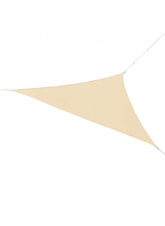 Coolaroo Shade Sail, Triangle Ready to Hang Shade Sail, 11'10", Pebble