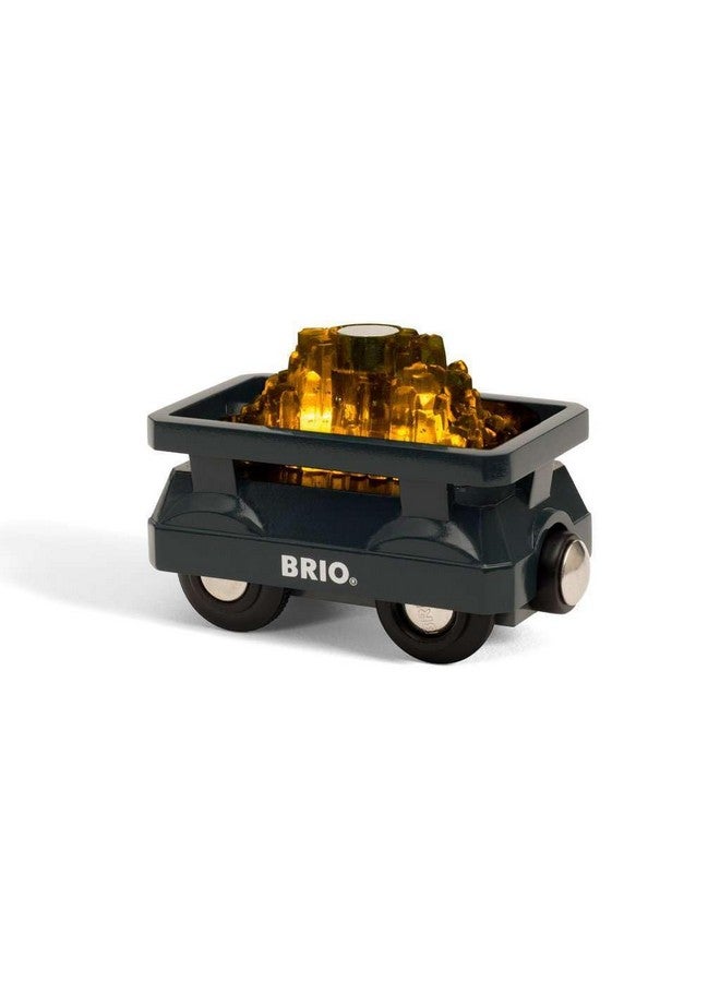 Brio BRIO World - 33896 Light Up Gold Wagon - Interactive 2 Piece Toy Wagon Set | Enhances Creativity | Compatible with All Toys | Safe and Tested for Kids Ages 3 and Up  - Image 3