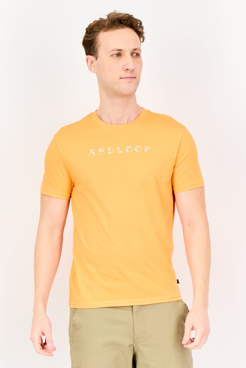 Levi's تي شيرت ليفيس × ريدلوبس للرجال بأكمام قصيرة وياقة دائرية، برتقالي - Image 1