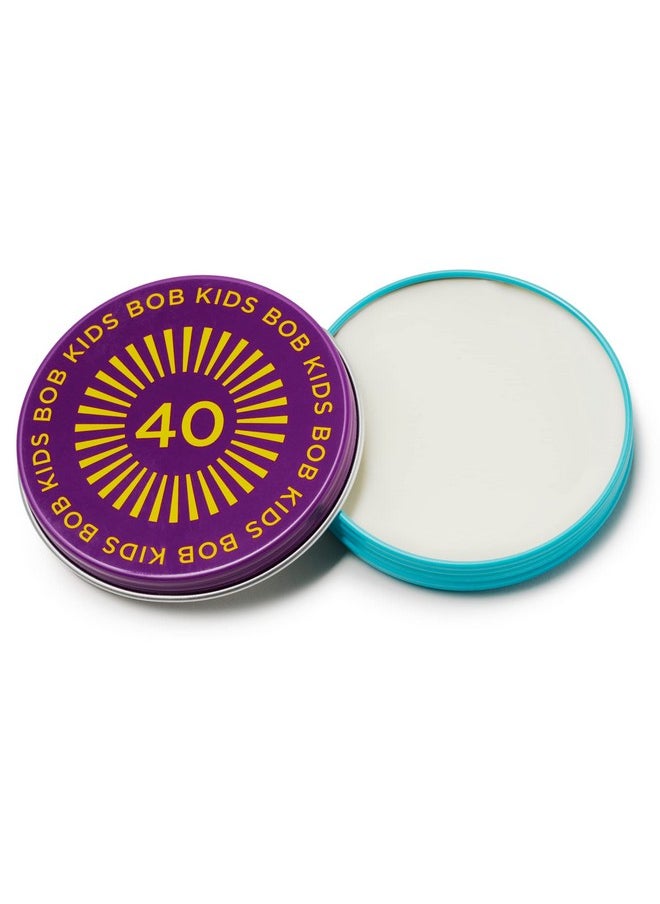 Brush On Block - Bob Kids Balm Spf 40 Broad Spectrum Mineral Sun Protection Hydrating Perfect For Winter And Water Sports Safe For Sensitive Skin For All Ages - Image 1