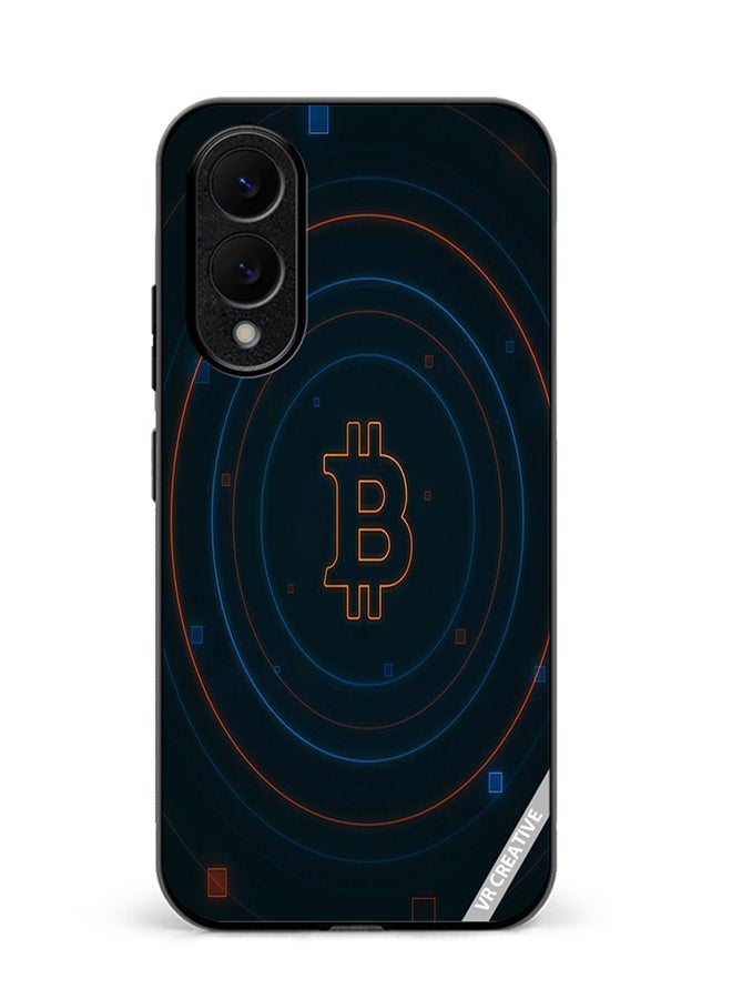 VR CREATIVE Protective Case Cover For Samsung Galaxy S25 Edge Crypto Design Multicolour