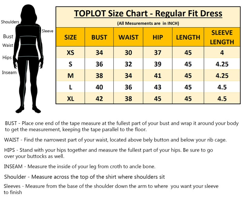 TOPLOT Dresses for Women|One Piece Dress for Women|Western Midi Dress for Women (Dress-5185-Off White-Small) - Image 2