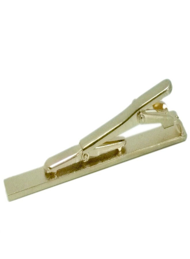 Blacksmith Textured Gold Plated Tie Clip for Men - Image 3