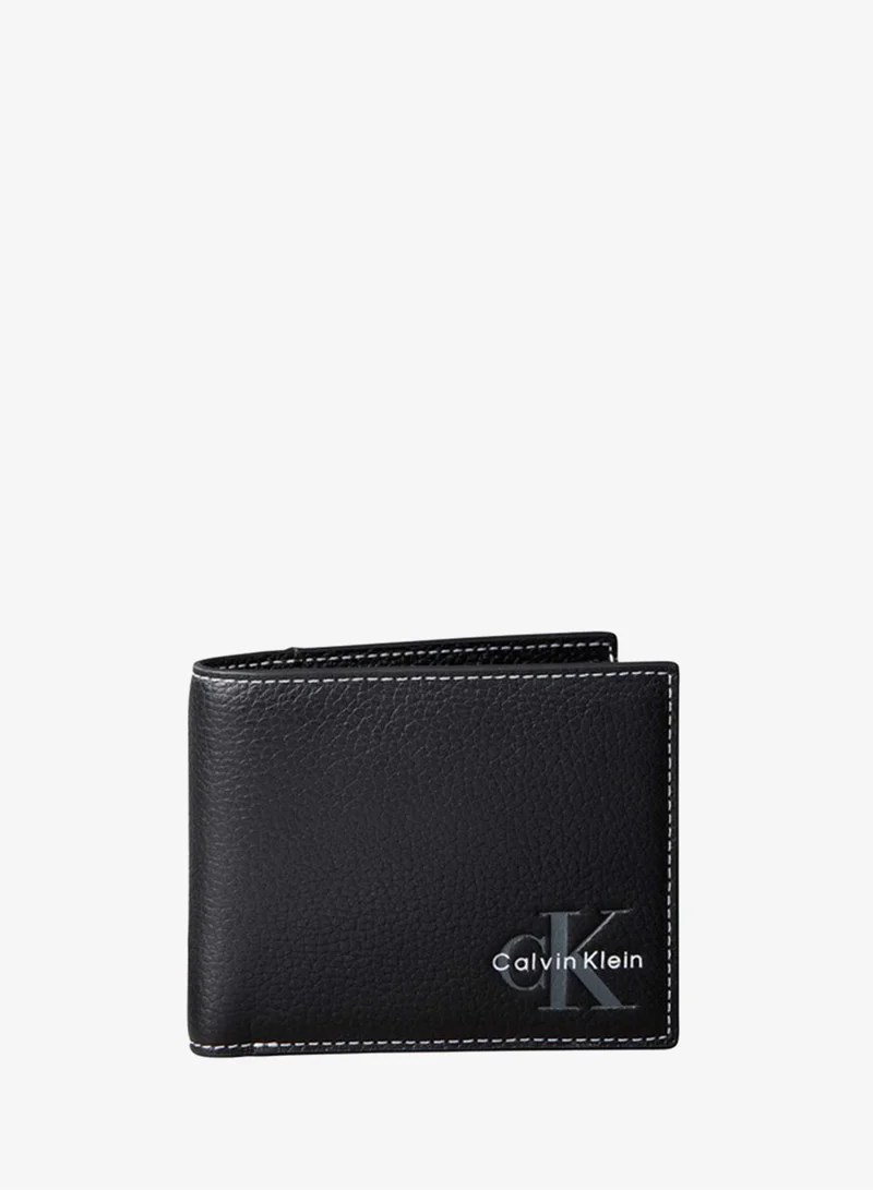 Calvin Klein Monologo Bifold Wallet with Coin Pouch